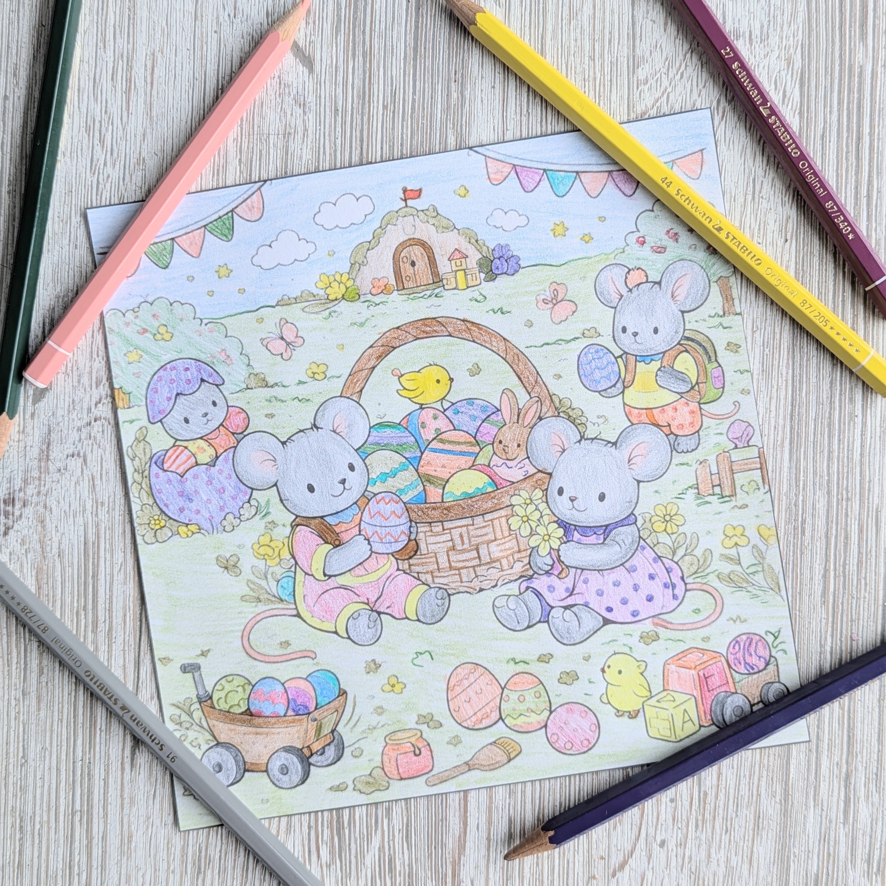 Even knutselen met Pasen? Download gratis onze Skattich kleurplaat