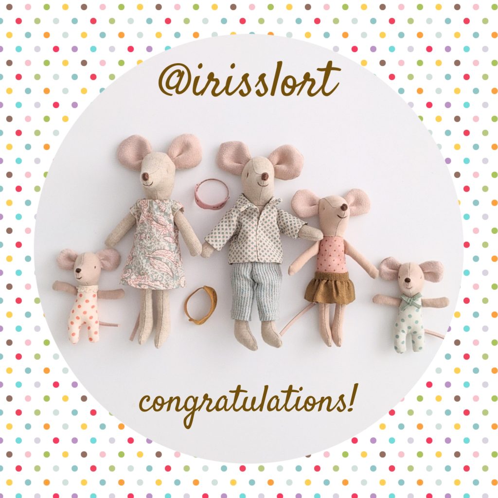 And the winner of the Maileg mice family giveaway is....