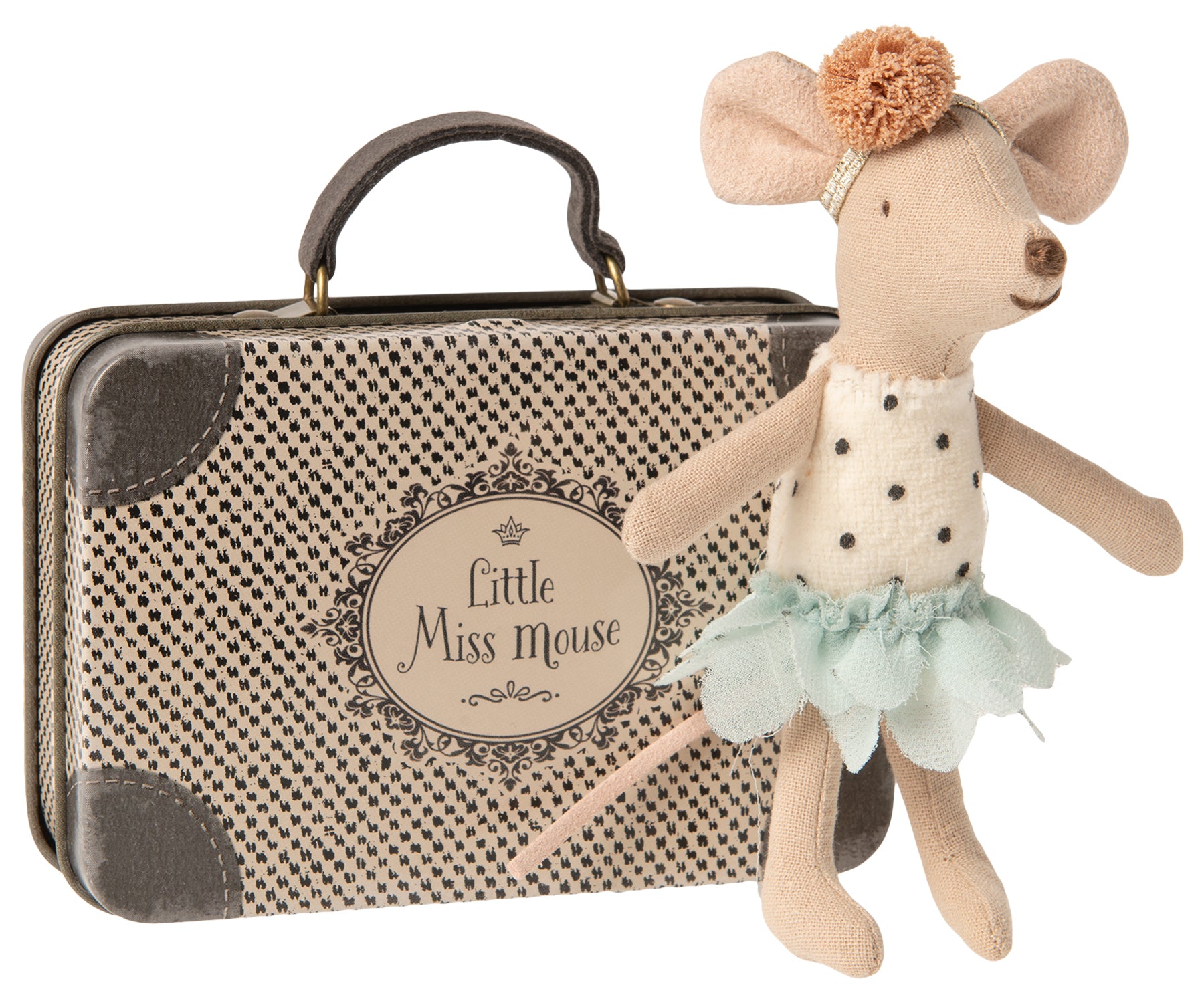 Maileg little mouse in suitcase, little sister mouse *laatste