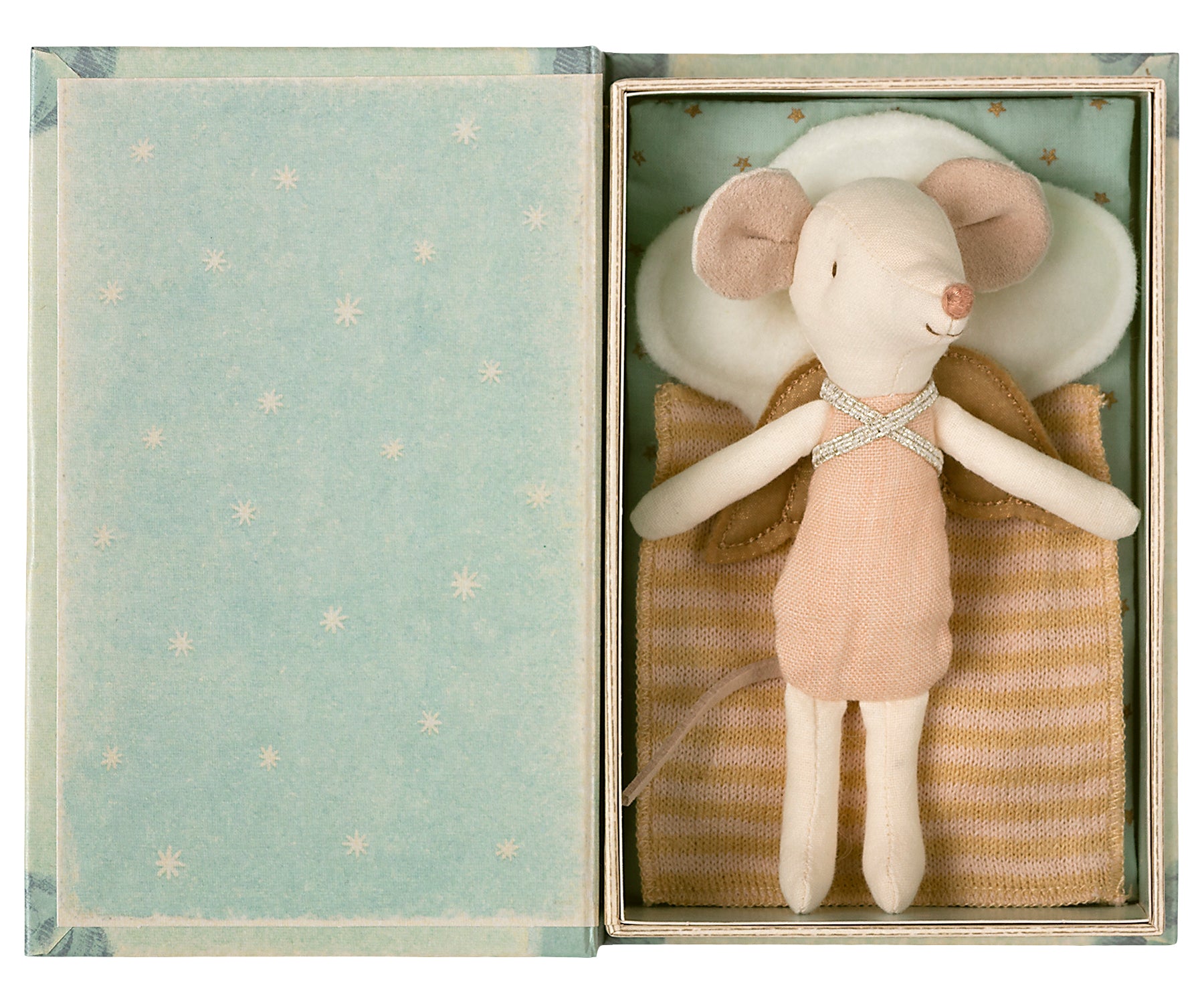 Maileg angel mouse, big sister in book