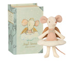 Maileg angel mouse, big sister in book