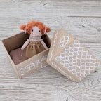Gingerbreadhouse Dolly 'peach bow-tie'