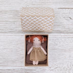 Gingerbreadhouse Dolly 'peach bow-tie'