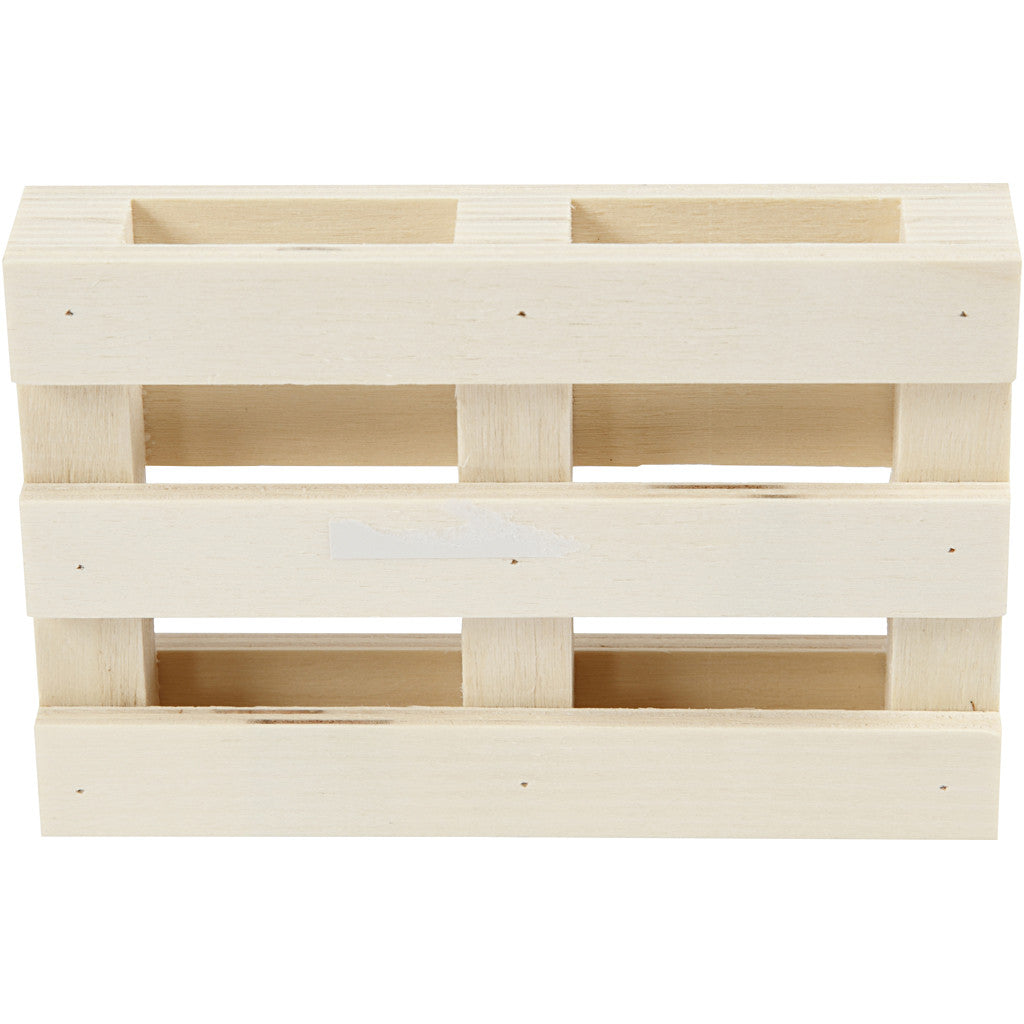 Mini pallet van hout