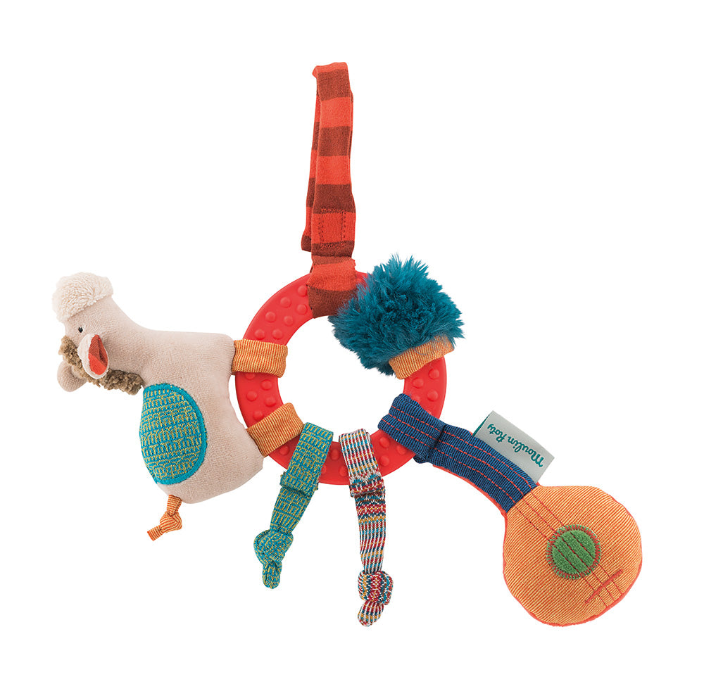 Moulin Roty ring-rammelaar veulen