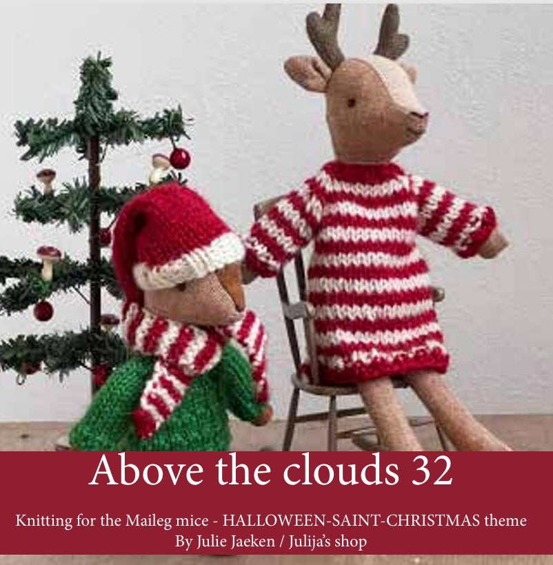 Breien voor de muisjes Halloween-Sint-Kerst, ENGELS boven de wolken 32 (digitaal boekje, pdf)