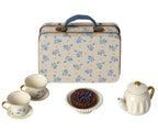 Maileg theeset voor muizen / Afternoon treat, Mouse Blue madelaine