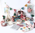 Crochet patterns for the dollhouse (pdf)