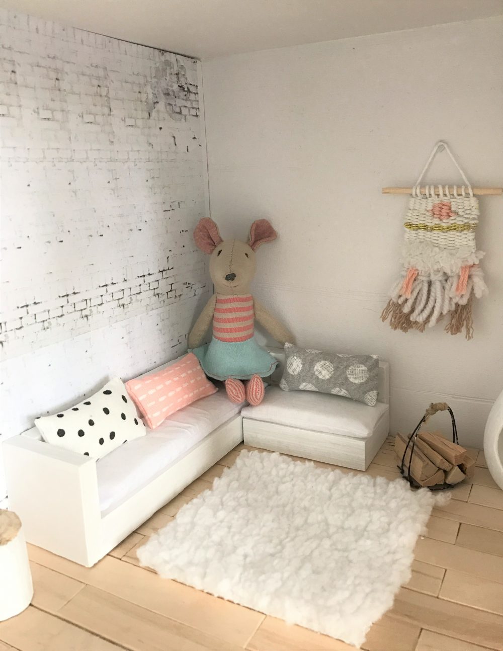 Scandinavische kussentjes langwerpig handgemaakt