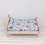 Bed naturel hout 1-persoons