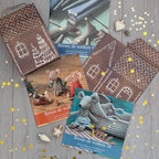 Set patronenboekjes 'Boven de wolken' plus Maileg Gingerbreadhuistasje