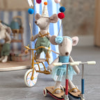 Skattich tent handgemaakt blauw gestreept