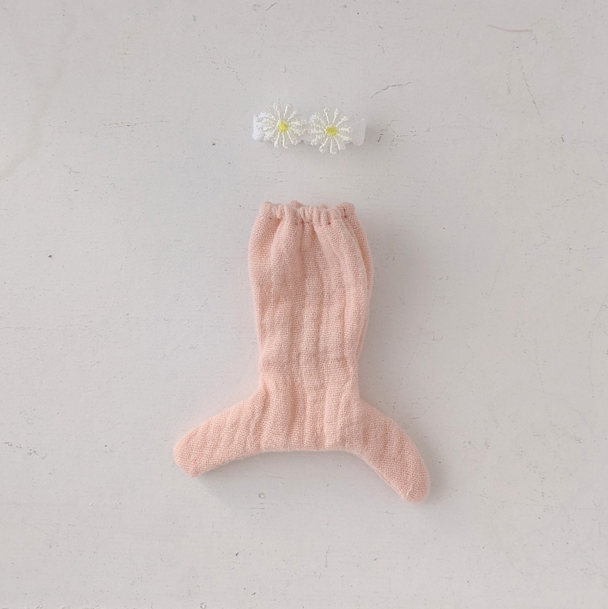 Skattich Zeemeermin outfit zalmroze