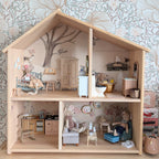 Set lijsten met verliefde muisjes