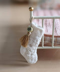 Kerst stocking met letter naar keuze