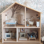 Maileg open haard offwhite