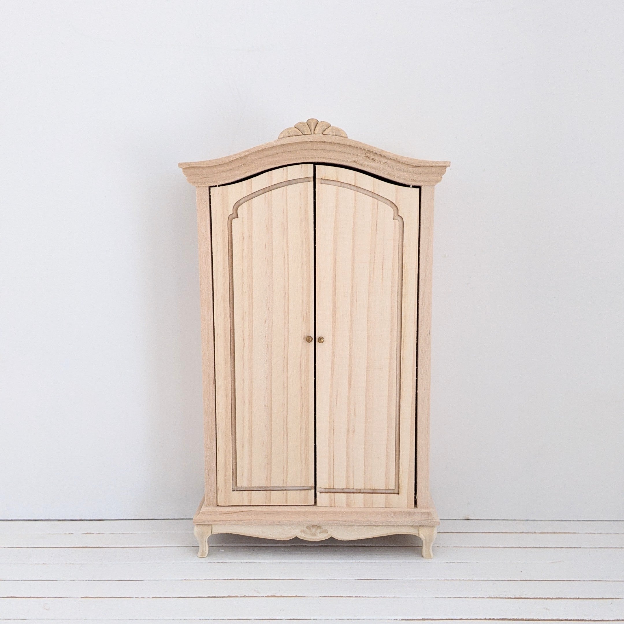 Kledingkast naturel hout