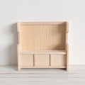 Bench with wooden lid