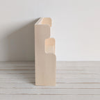 Bankje met klep van hout