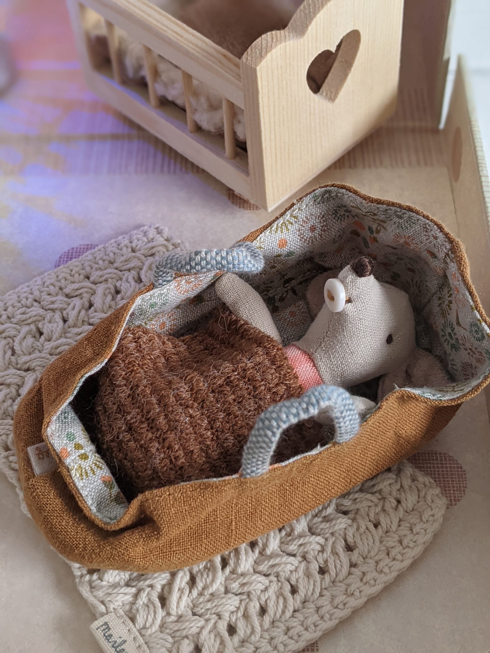 Maileg koffertje met babykamer (compleet als foto)