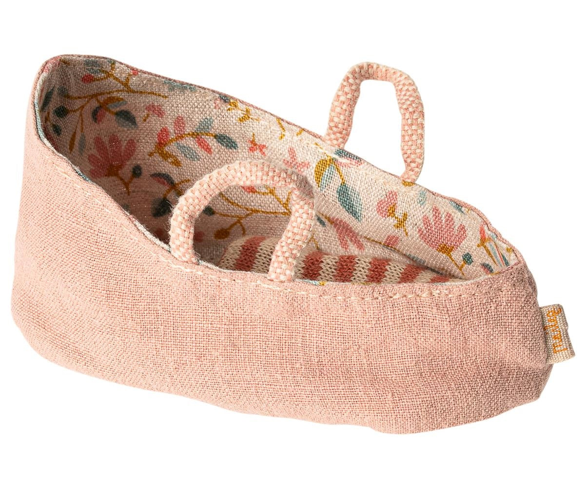 Maileg My reiswieg misty roze/ carry cot my