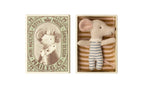 Maileg baby muis sleepy/wakey in doosje, jongen/boy