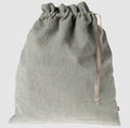 Maileg zak groot groene strepen / bag large green stripes
