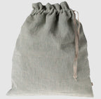 Maileg zak groot groene strepen / bag large green stripes