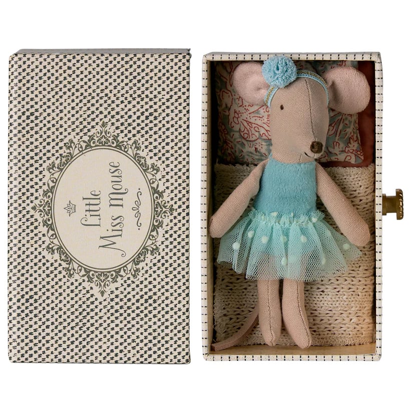 Maileg ballerina in dagbed, kleine zus muis