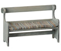 Maileg mouse bench - off-white