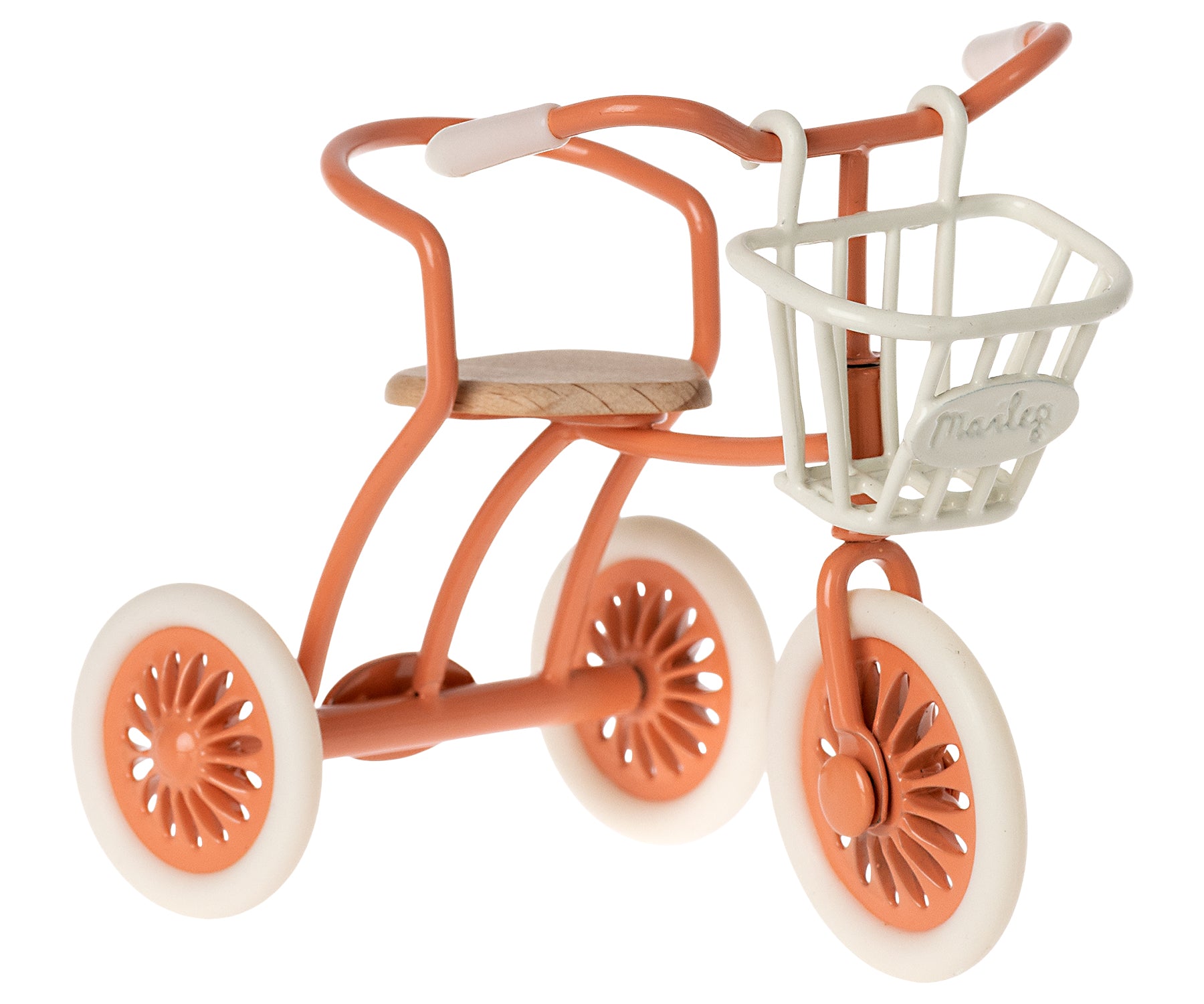 Maileg mandje driewieler muis / Maileg basket tricycle mouse