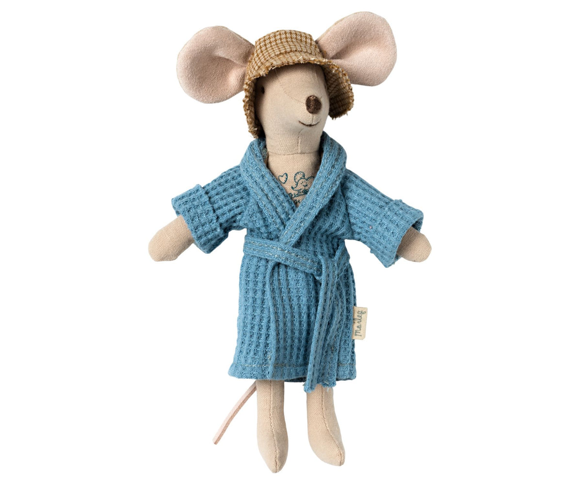 Maileg bathrobe Dusty blue