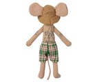 Maileg strand muis dad tattoo / beach mice dad in Cabin de Plage