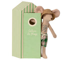 Maileg strand muis dad tattoo / beach mice dad in Cabin de Plage