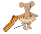 Maileg strand muis kleine broer / beach mice little brother Cabin de Plage
