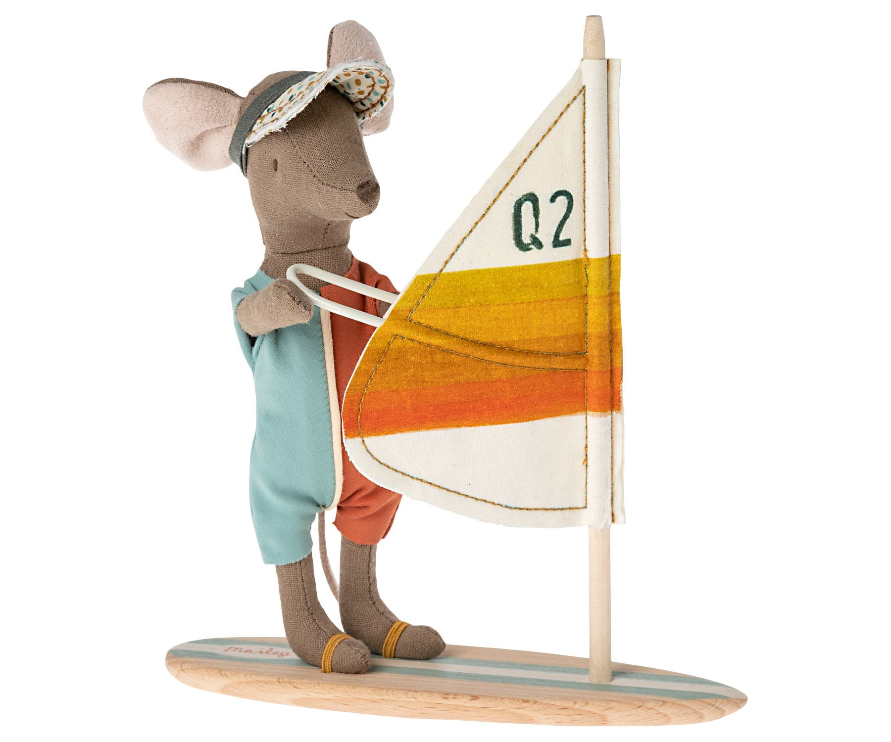 Maileg Beach mice surfer big brother