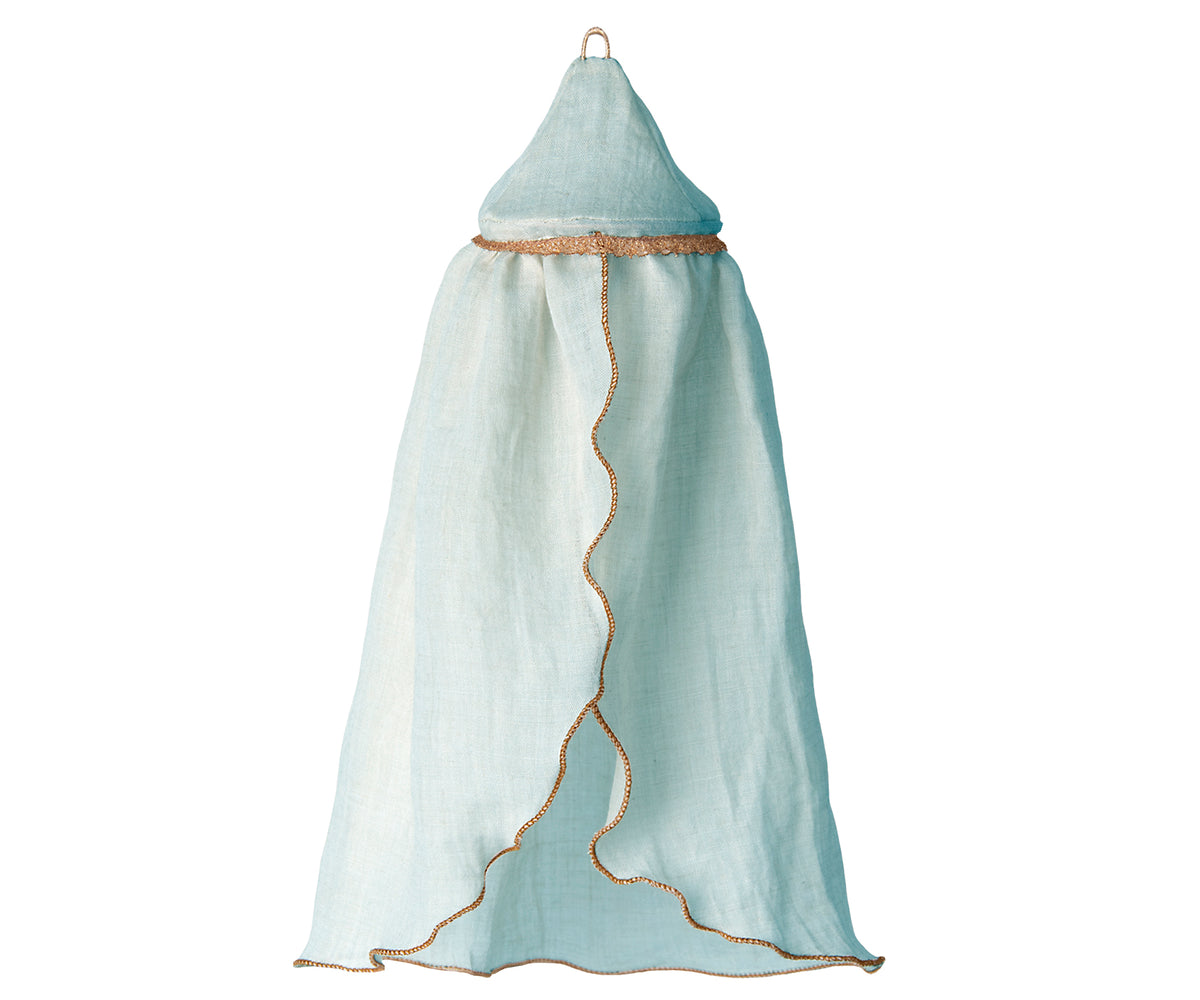 Maileg miniature bed canopy, mint