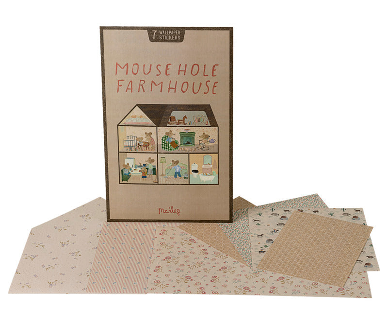 Maileg behang boerderij poppenhuis- verwacht half mei