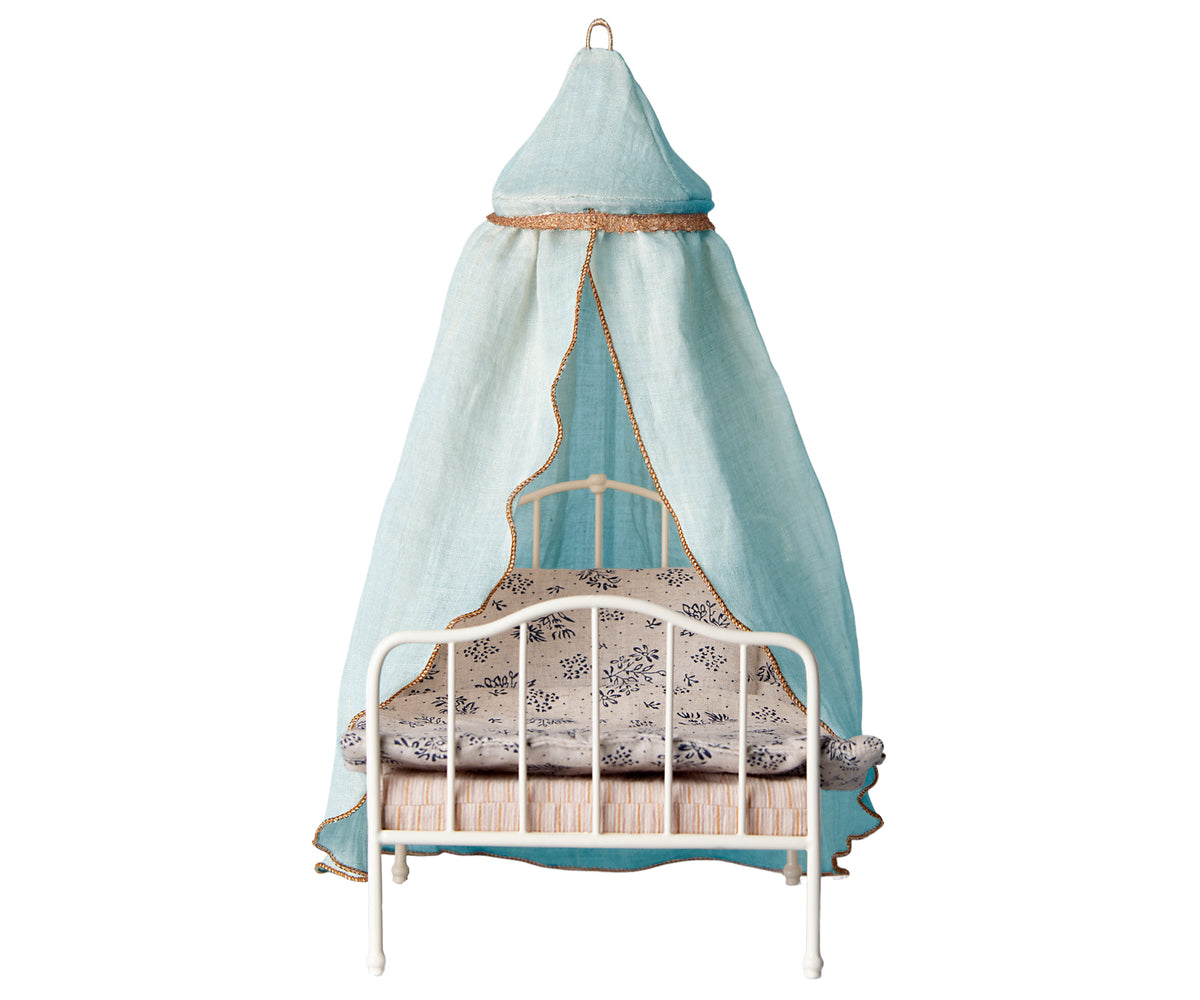 Maileg miniature bed canopy, mint