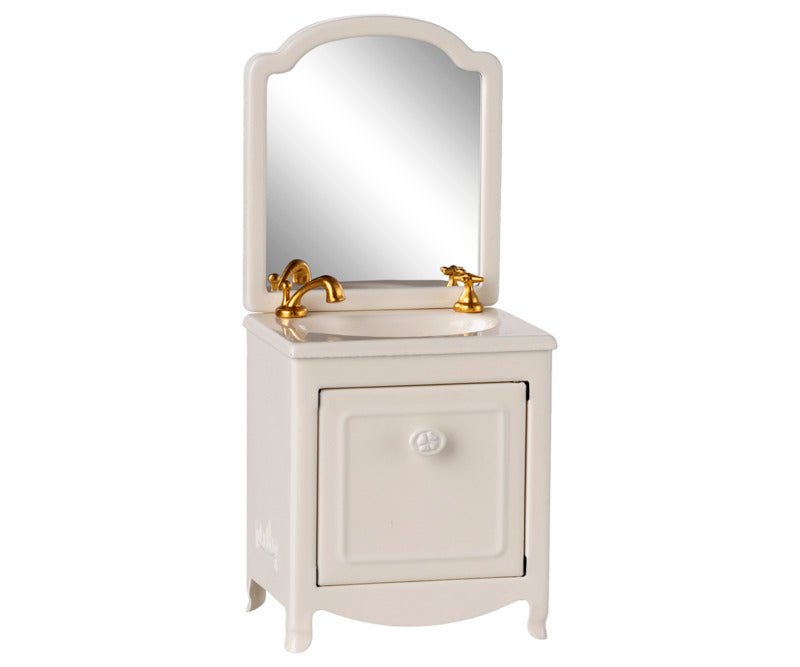 Maileg wastafel met spiegel - wit