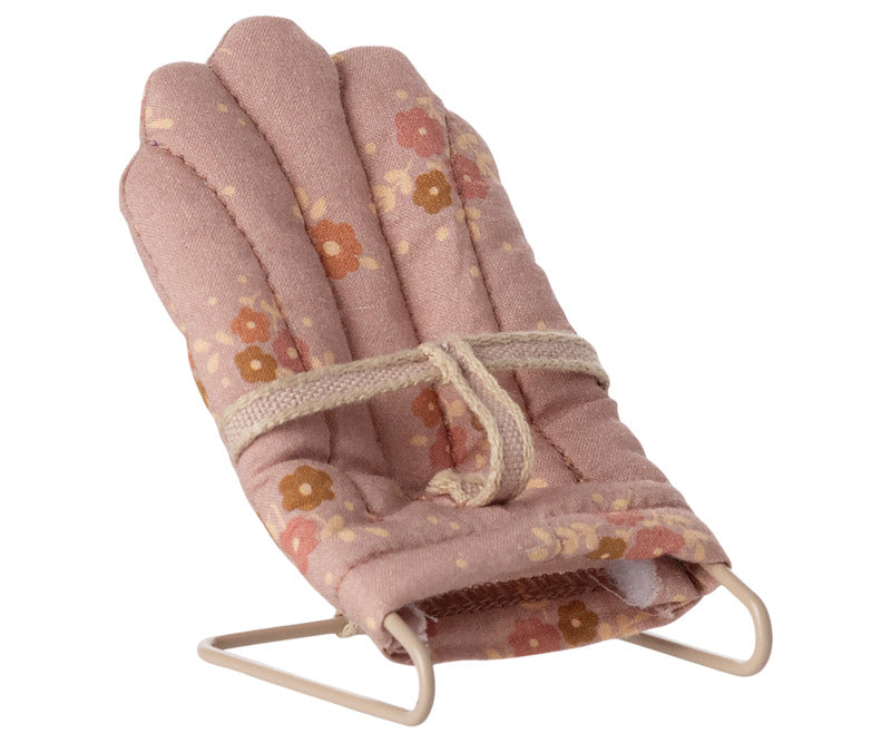 Maileg wipstoel, babysitte - roze