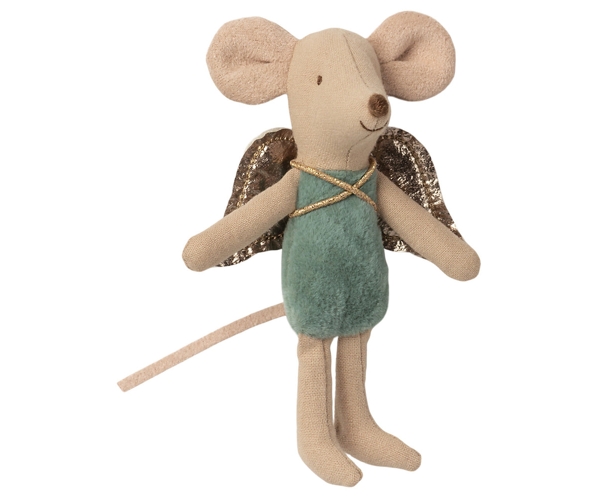 Maileg fairy mouse little sister petrol