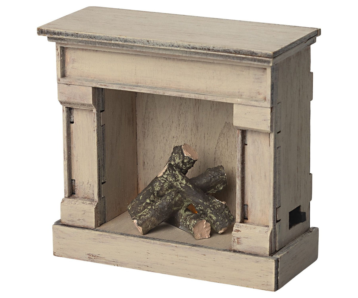 Maileg Fireplace off white *met schoonheidsfoutje