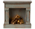 Maileg Fireplace vintage blue