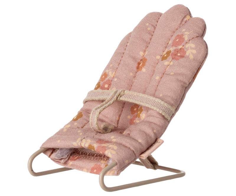 Maileg wipstoel, babysitte - roze