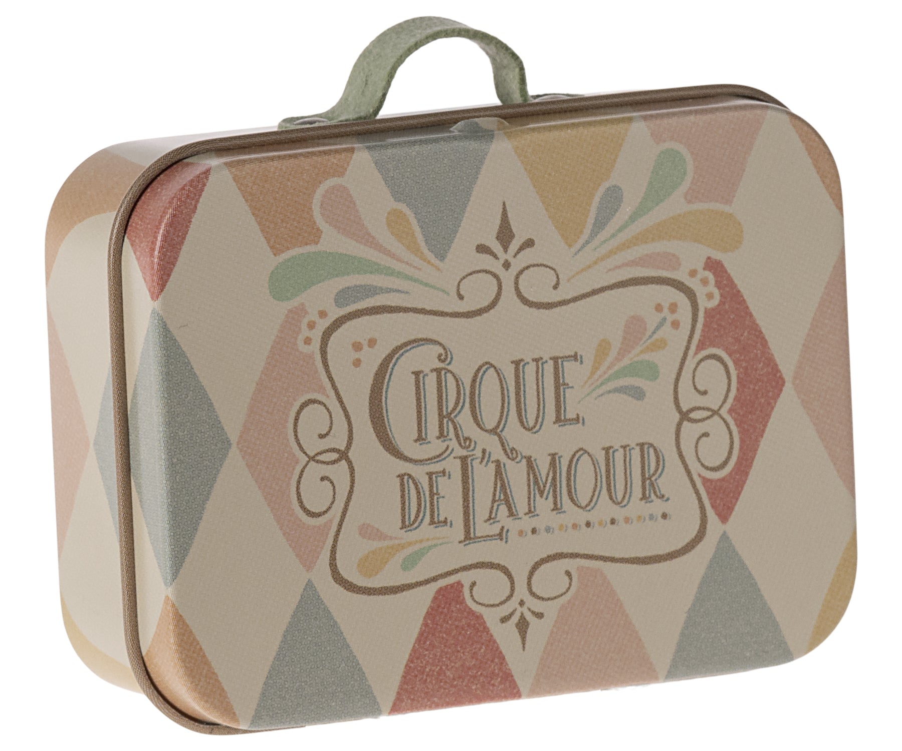 Maileg koffertje klein harlekijn / suitcase micro harlequin