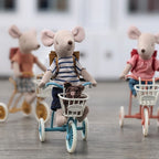 Maileg basket tricycle mouse / Maileg basket tricycle mouse