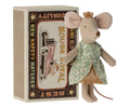 Maileg Princess Mouse little sister in matchbox