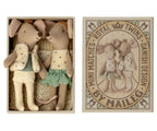 Maileg Royal twins mice Little sister and brother in box *met schoonheidsfoutje
