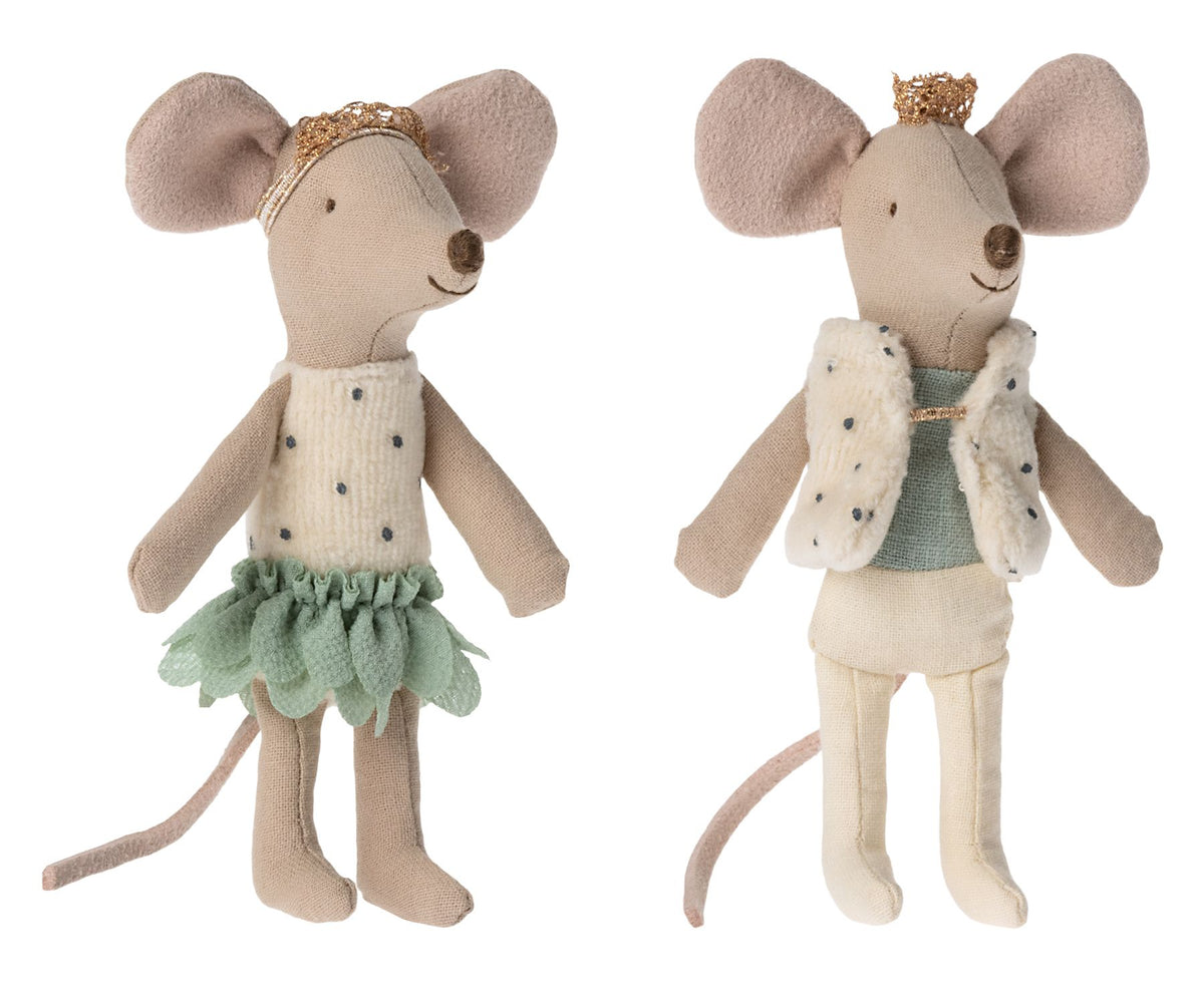 Maileg Royal twins mice Little sister and brother in box *met schoonheidsfoutje